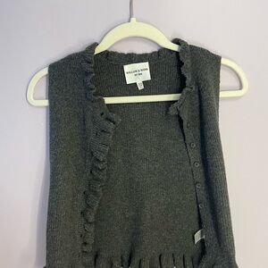 Girls Gray Sweater Vest (Size XS)